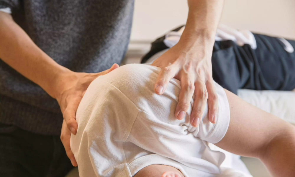 Man wordt gemasseerd
