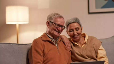 Happy older people